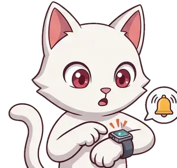 TokenTails cat setting reminders